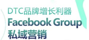 DTC品牌增长利器:Facebook Group私域营销策略-闪越社