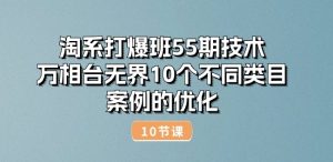 淘系打爆班55期技术:万相台无界10个不同类目案例的优化(10节)-闪越社