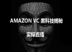 实操：AMAZON VC害人黑科技揭秘，跨境亚马逊教程-闪越社