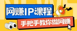 ip合伙人打造1.0,从0到1教你做网创,实现月入过万【揭秘】-闪越社
