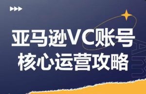亚马逊VC账号核心玩法解析,实战经验拆解产品模块运营技巧,提升店铺GMV,有效提升运营利润-闪越社