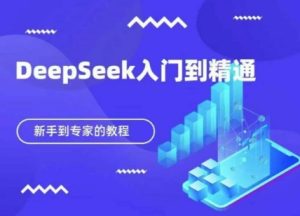 DeepSeek快速从入门到精通,新手的保姆级教程-闪越社