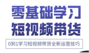 快手运营+高阶剪辑实战课,0到1学习短视频带货全新运营技巧-闪越社