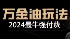 2024最牛强付费,万金油强付费玩法,干货满满,全程实操起飞(更新25年04月)-闪越社