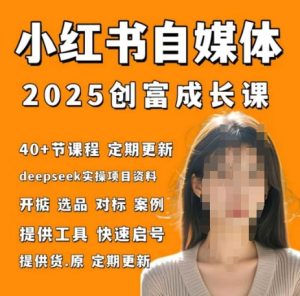 小红书电商自媒体创富课2.0版，实战打卡笔记训练营-闪越社